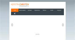 Desktop Screenshot of kerstin-christen.de