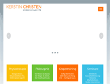 Tablet Screenshot of kerstin-christen.de